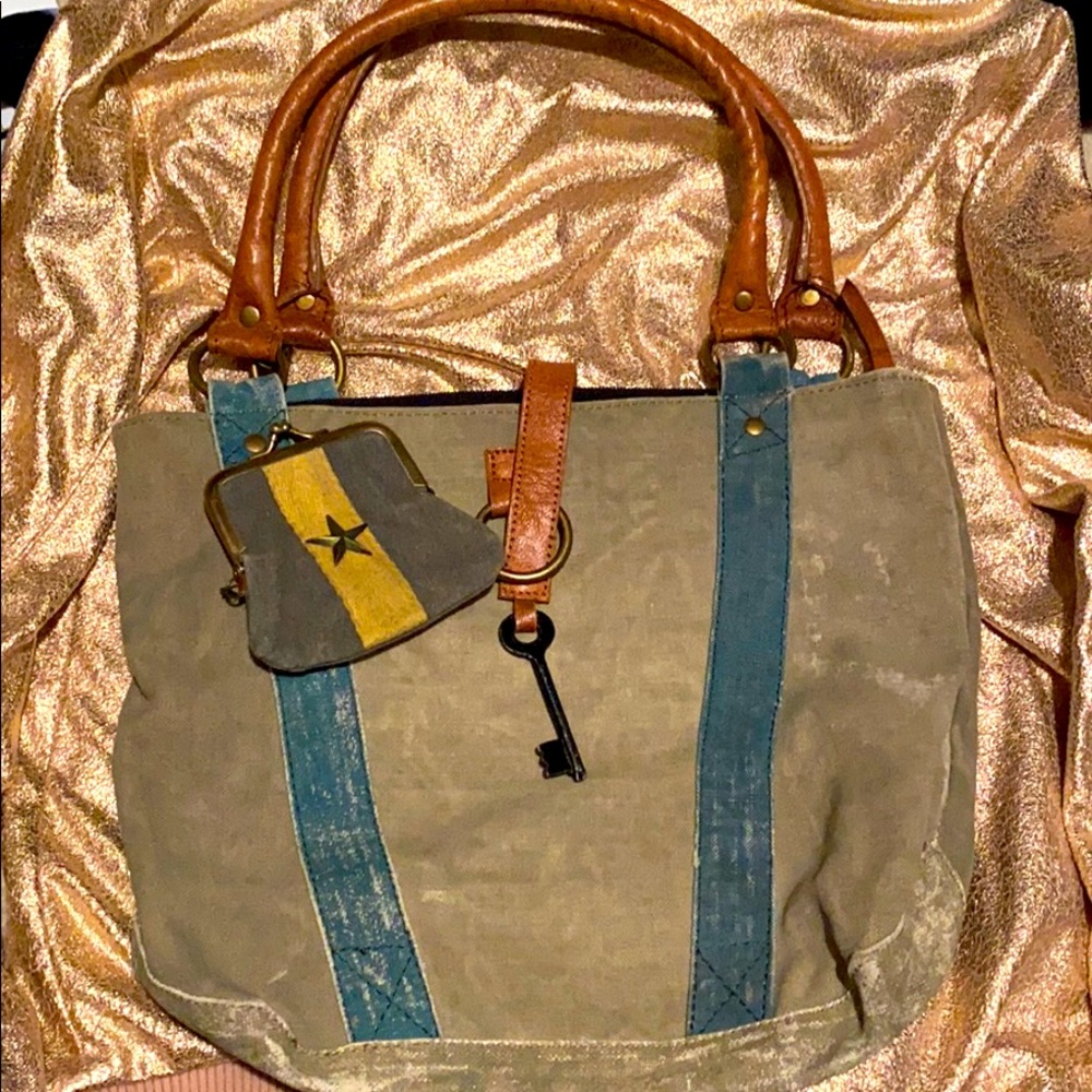Mona B purse with coin purse